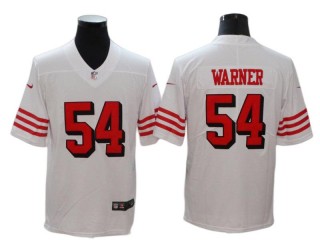 San Francisco 49ers #54 Fred Warner White Color Rush Jersey