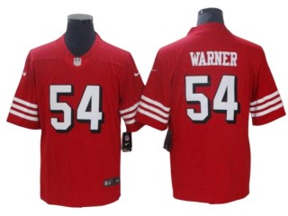 San Francisco 49ers #54 Fred Warner Red Alternate Vapor Limited Jersey