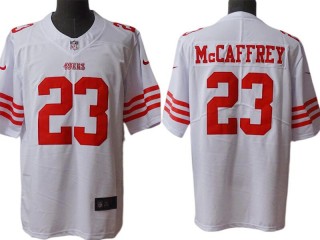 San Francisco 49ers #23 Christian McCaffrey White Vapor Limited Jersey