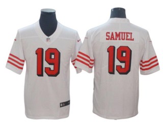 San Francisco 49ers #19 Deebo Samuel White Color Rush Jersey