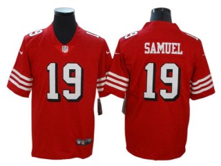 San Francisco 49ers #19 Deebo Samuel Red Color Rush Jersey