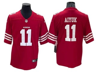 San Francisco 49ers #11 Brandon Aiyuk Red Vapor Limited 2022 Jersey