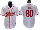 San Francisco 49ers #80 Jerry Rice Baseball Style Jersey - Red/Gold/Black/White/Olive