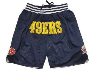 San Francisco 49ers Navy Basketball Shorts