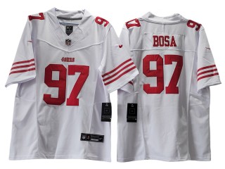 San Francisco 49ers #97 Nick Bosa White Vapor F.U.S.E. Limited Jersey