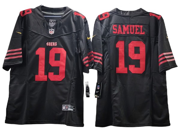 San Francisco 49ers #19 Deebo Samuel Black Vapor F.U.S.E. Limited Jersey