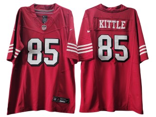 San Francisco 49ers #85 George Kittle Red Alternate Vapor F.U.S.E. Limited Jersey
