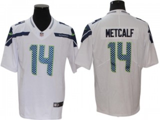 Seattle Seahawks #14 DK Metcalf White Vapor Untouchable Limited Jersey