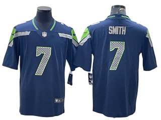 Seattle Seahawks #7 Geno Smith Navy Vapor Limited Jersey