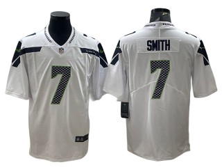 Seattle Seahawks #7 Geno Smith White Vapor Limited Jersey