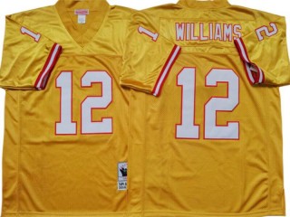 M&N Tampa Bay Buccaneers #12 Doug Williams Yellow Legacy Jersey
