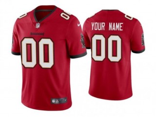 Custom Tampa Bay Buccaneers Red Vapor Limited Jersey