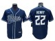 Tennessee Titans #22 Derrick Henry Baseball Style Jersey