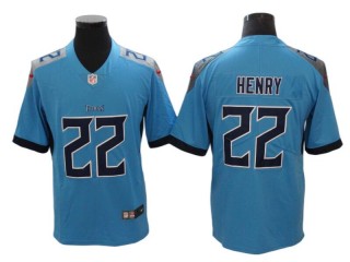 Tennessee Titans #22 Derrick Henry Light Blue Vapor Untouchable Limited Jersey
