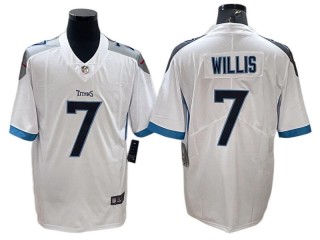 Tennessee Titans #7 Malik Willis White Vapor Limited Jersey