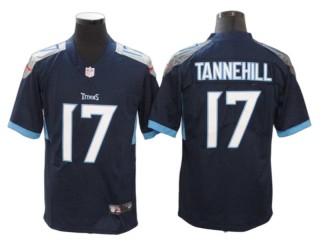 Tennessee Titans #17 Ryan Tannehill Navy Vapor Untouchable Limited Jersey