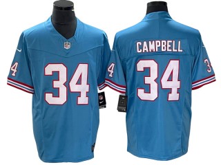 Tennessee Titans #34 Earl Campbell Light Blue Throwback Vapor F.U.S.E. Limited Jersey