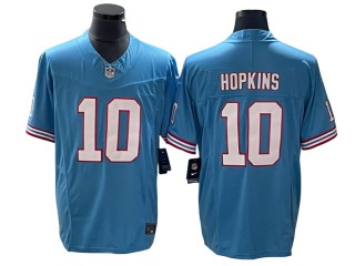 Tennessee Titans #10 DeAndre Hopkins Light Blue Throwback Vapor F.U.S.E. Limited Jersey