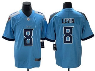 Tennessee Titans #8 Will Levis Light Blue Vapor Limited Jersey