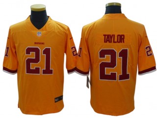 Washington Football Team #21 Sean Taylor Gold Color Rush Limited Jersey