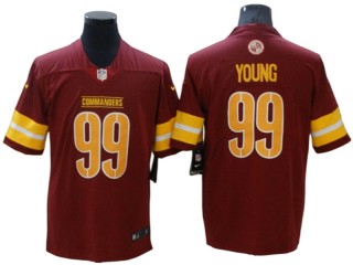 Washington Commanders #99 Chase Young Burgundy Vapor Limited Jersey