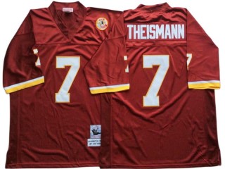 M&N Washington Redskins #7 Joe Theismann Red Legacy Jersey