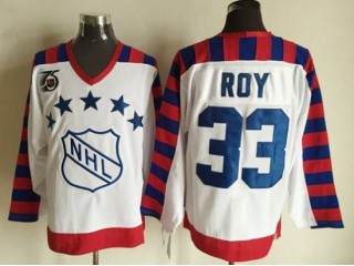NHL 1992 All Star Game #33 Patrick Roy Vintage CCM Jersey - White