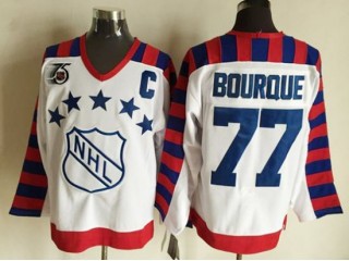 NHL 1992 All Star Game #77 Ray Bourque Vintage CCM Jersey - White