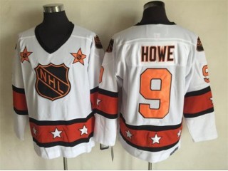 NHL 1973 All Star Game #9 Gordie Howe Vintage CCM Jersey - White