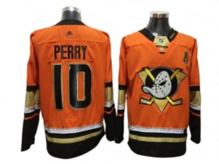 Anaheim Ducks #10 Corey Perry Orange Alternate Jersey