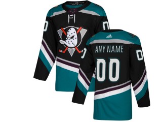 Custom Anaheim Ducks Black Alternate Jersey
