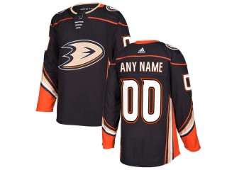 Custom Anaheim Ducks Black Home Jersey