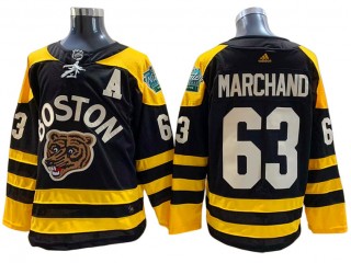 Boston Bruins #63 Brad Marchand Black 2023 Winter Classic Jersey
