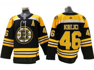 Boston Bruins #46 David Krejci Black Home Jersey