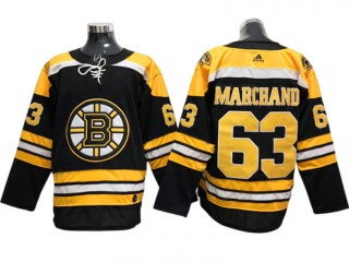 Boston Bruins #63 Brad Marchand Black Home Jersey