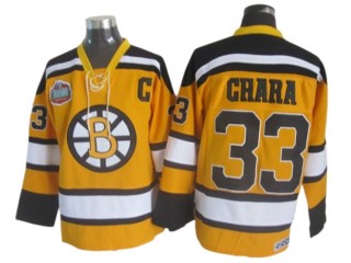 Boston Bruins #33 Zdeno Chara Yellow 2010 Winter Classic CCM Jersey