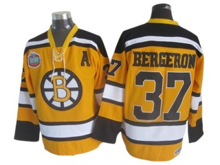Boston Bruins #37 Patrice Bergeron Yellow 2010 Winter Classic CCM Jersey