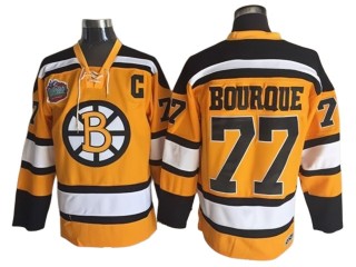 Boston Bruins #77 Ray Bourque Yellow 2010 Winter Classic CCM Jersey