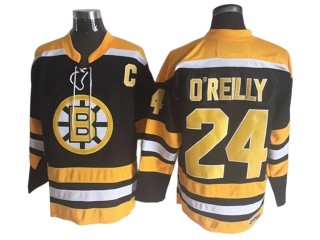 Boston Bruins #24 Terry O'Reilly Black Vintage CCM Jersey