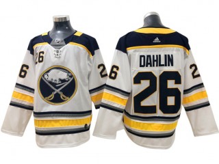Buffalo Sabres #26 Rasmus Dahlin White Away Jersey