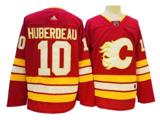 Calgary Flames #10 Jonathan Huberdeau Red Jersey