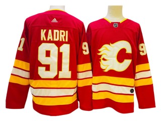 Calgary Flames #91 Nazem Kadri Red Home Jersey
