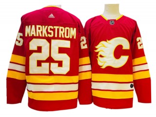 Calgary Flames #25 Jacob Markstrom Red Home Jersey