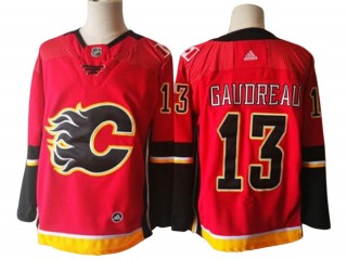 Calgary Flames #13 Johnny Gaudreau Red Alternate Jersey