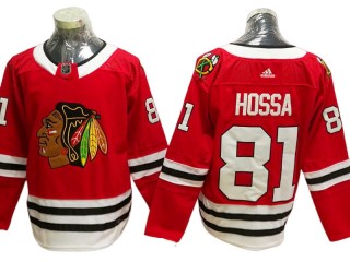 Chicago Blackhawks #81 Marian Hossa Red Home Jersey