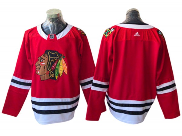Chicago Blackhawks Blank Red Home Jersey