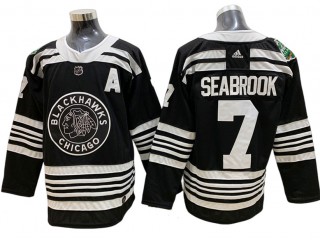 Chicago Blackhawks #7 Brent Seabrook Black Winter Classic Jersey