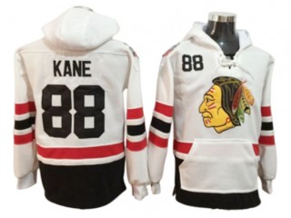 Chicago Blackhawks #88 Patrick Kane White Hoodie