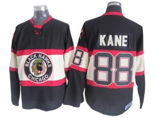 Chicago Blackhawks #88 Patrick Kane Black 1930's CCM Vintage Jersey