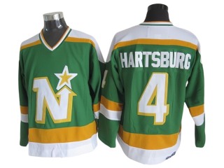 Dallas Stars #4 Craig Hartsburg 1980's Vintage CCM Jersey - Green